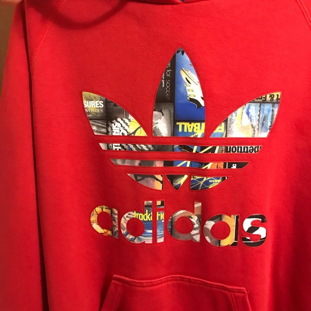 adidas red trefoil